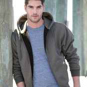 Men's Crossfire Heavyweight Power Fleece Hooded Jacket with Thermal Lining